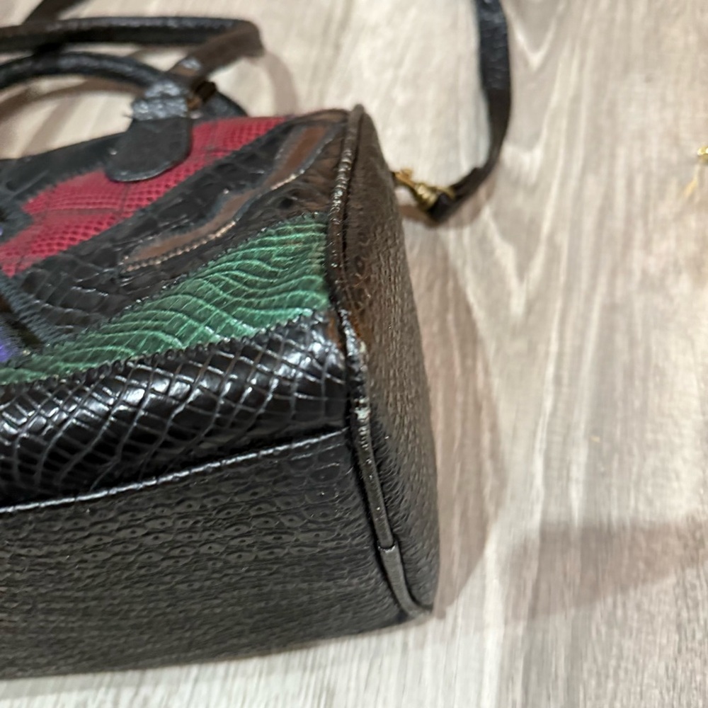 90’s Multicolor Geometric Pattern Handbag - Picture 10 of 11
